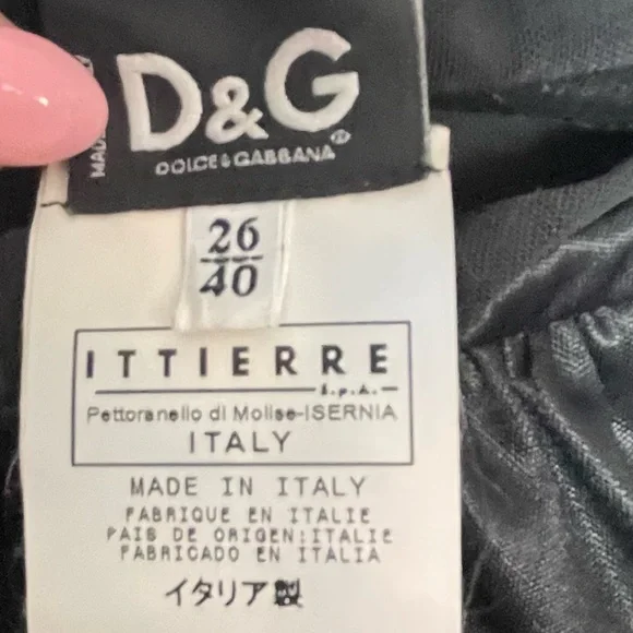 Vintage D&G Ruched Puff Sleeve Top Y2K Made in Italy size small rare Bodycon - Picture 4 of 5